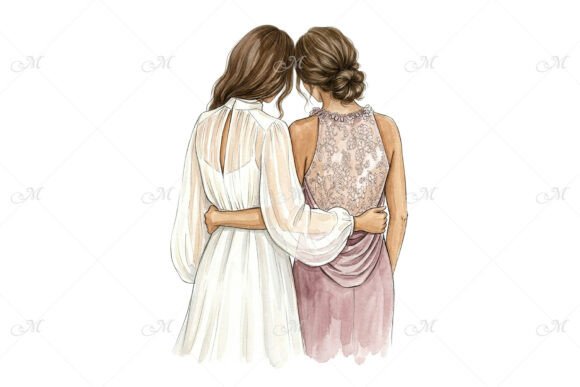 Capturing the Quiet Moments: A Wedding Day Illustration