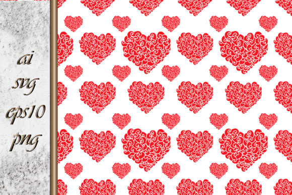 Heart Seamless Pattern for Wedding: Design Files for Your Special Day