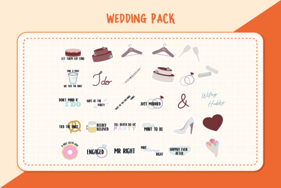 Wedding Clipart Vectors: 15 Elements for Elegant Projects