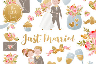 Wedding Day & Marriage Clipart Set: Your Design Toolkit